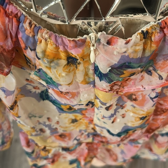 AQUA Ruffled V Neck Mini Dress - Exclusive Sz XL - Picture 12 of 15